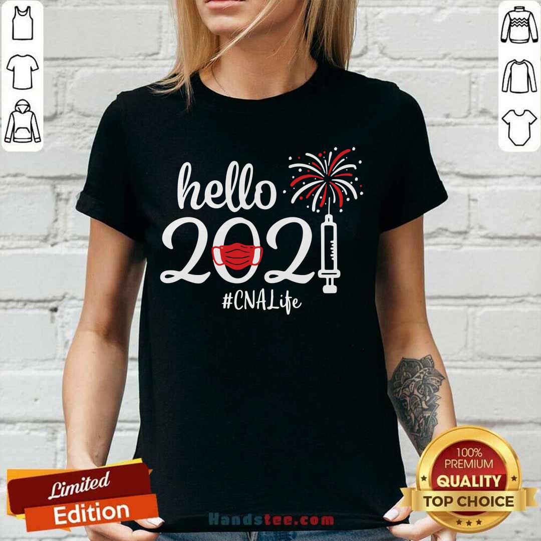 Nice Hello 2021 CNA Life Face Mask Christmas Shirt