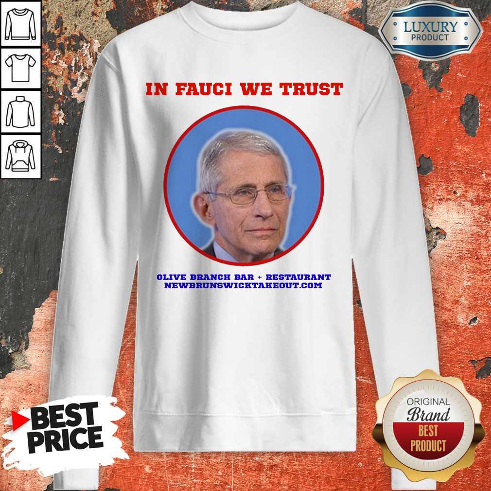 Nice IN FAUCI WE TRUST T-SHIRT
