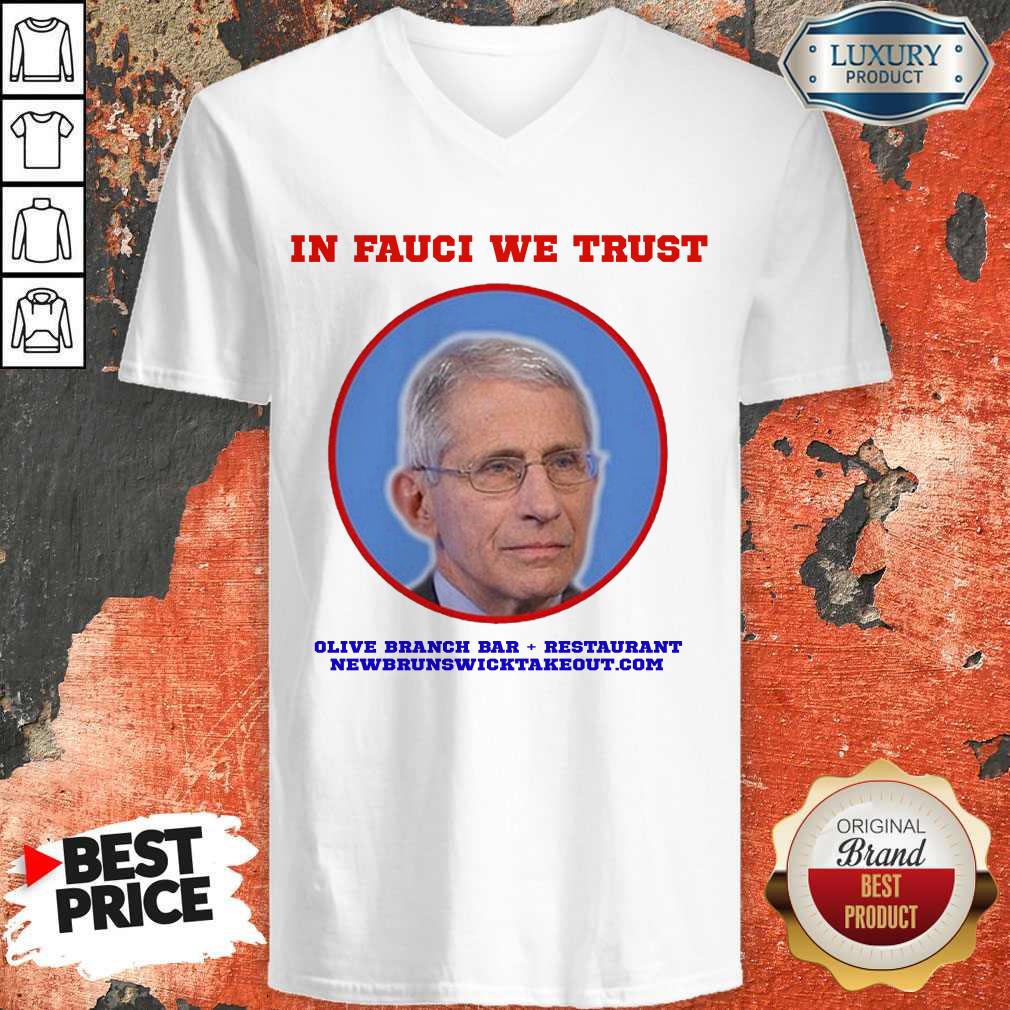 Nice IN FAUCI WE TRUST T-SHIRT