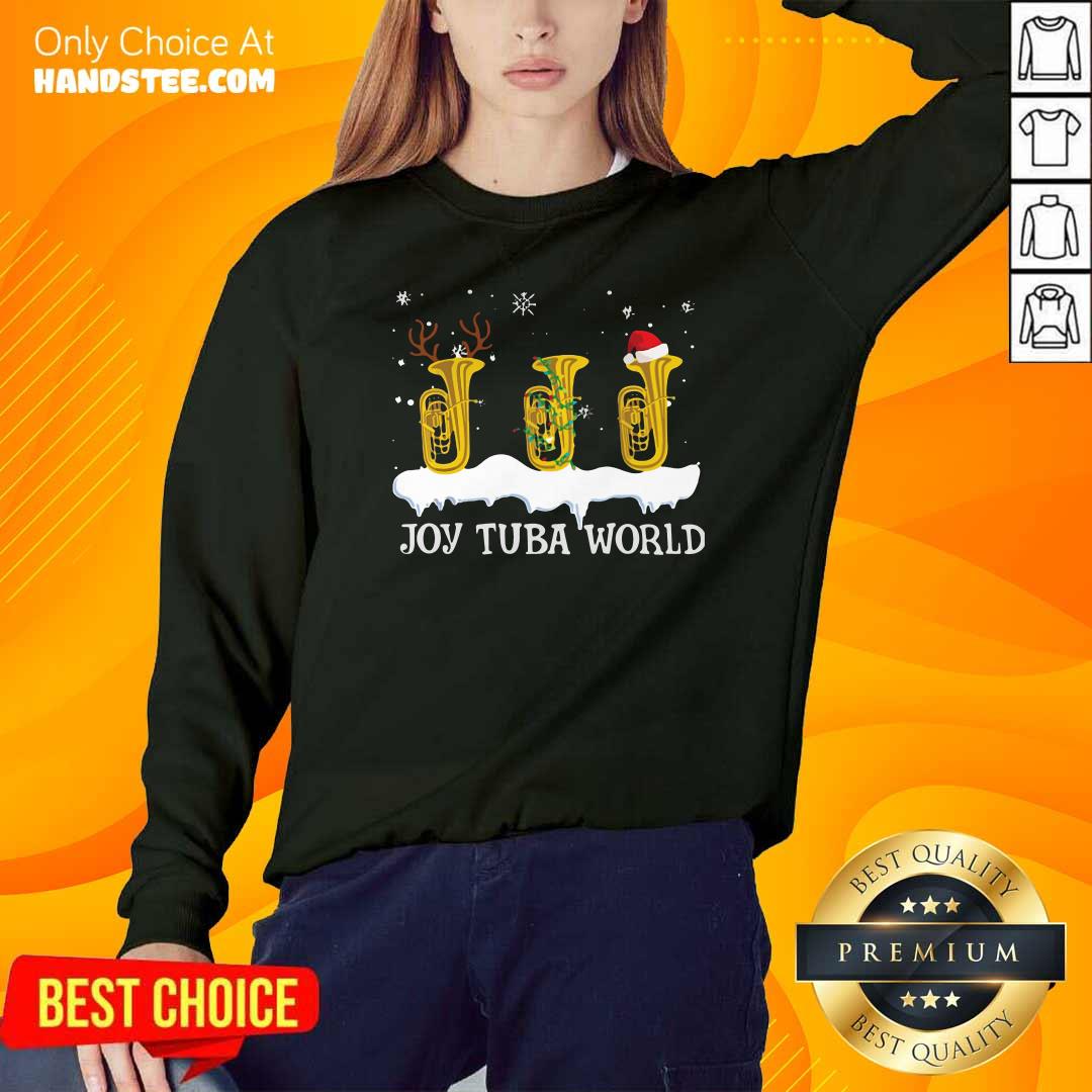 Nice Joy Tuba World Christmas Shirt
