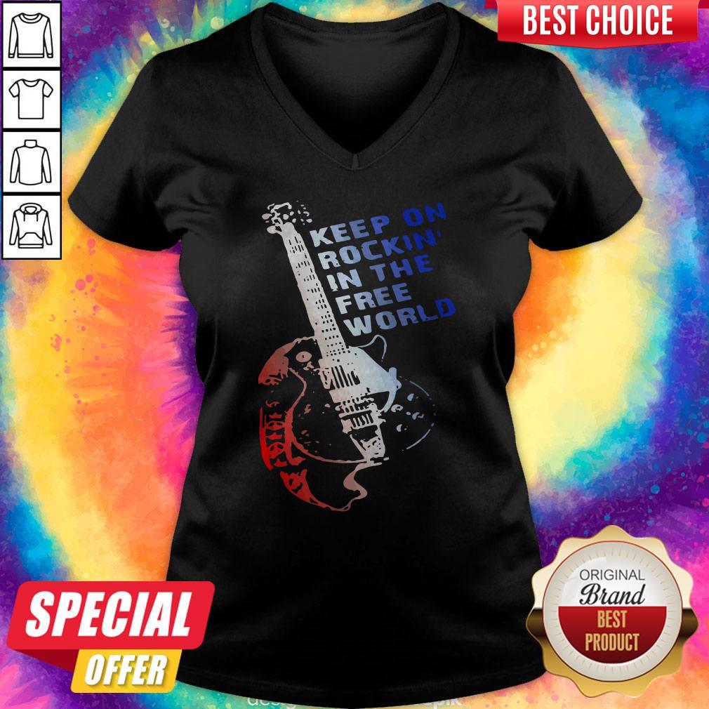 Nice Keep On Rockin In The Crewneck Shirt