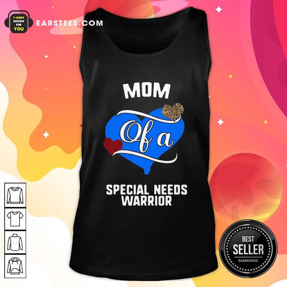 Nice Mom Of A Special Needs Warrior Heart Shirt