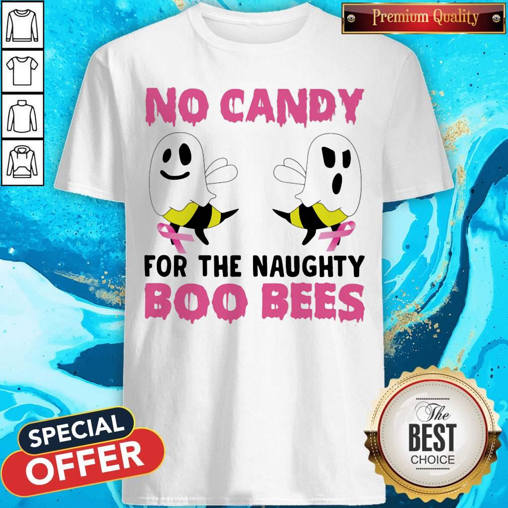 Nice No Candy For The Naughty Boo Bees Shirt