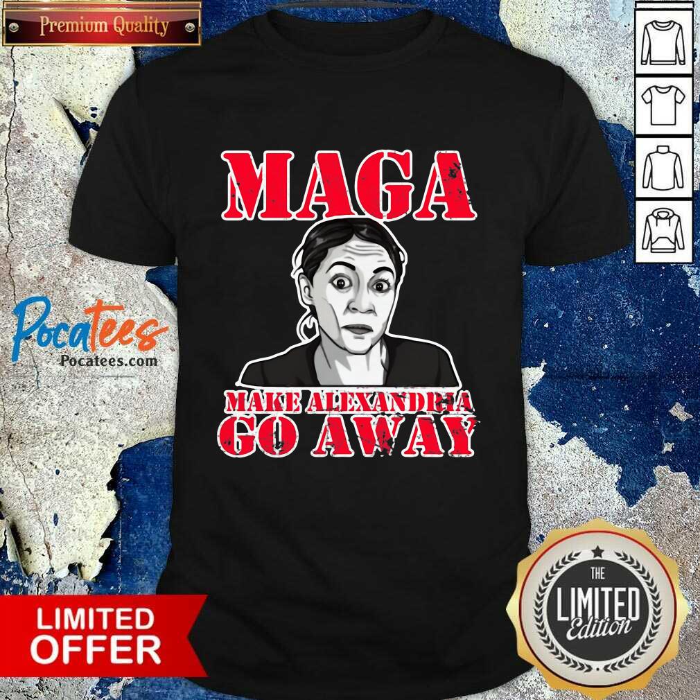 Nice Ocasio Cortez MAGA Make Alexandria Go Away Shirt