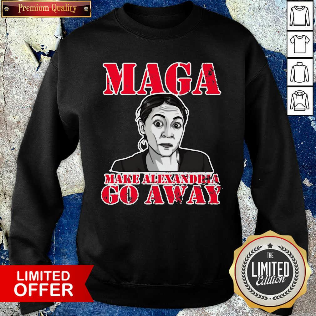 Nice Ocasio Cortez MAGA Make Alexandria Go Away Shirt