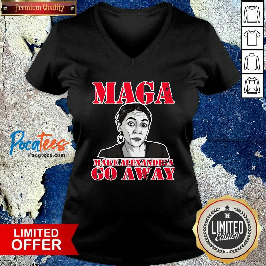 Nice Ocasio Cortez MAGA Make Alexandria Go Away Shirt