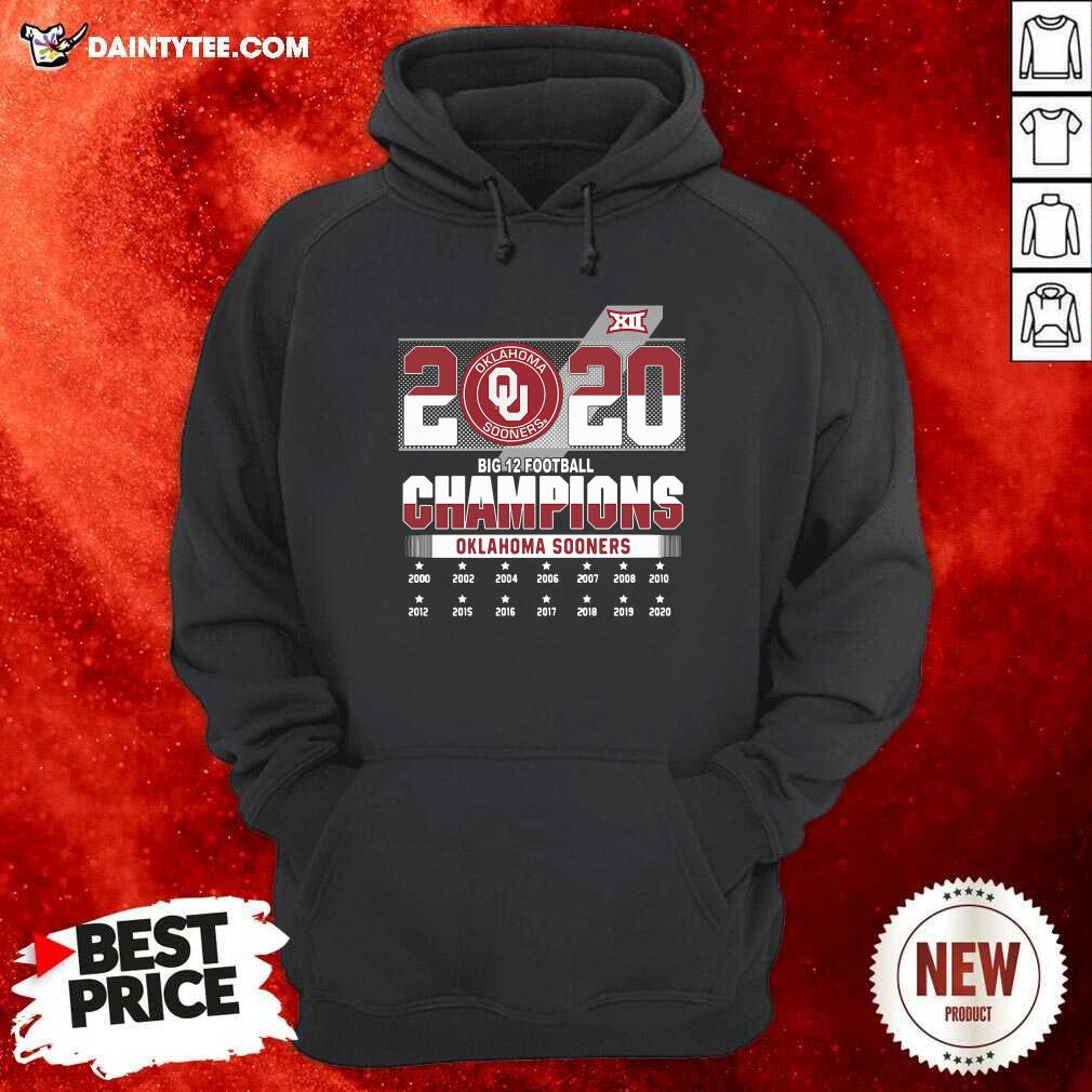 Nice Oklahoma Sooners Champions Oklahoma Sooners 200-2020 Shirt