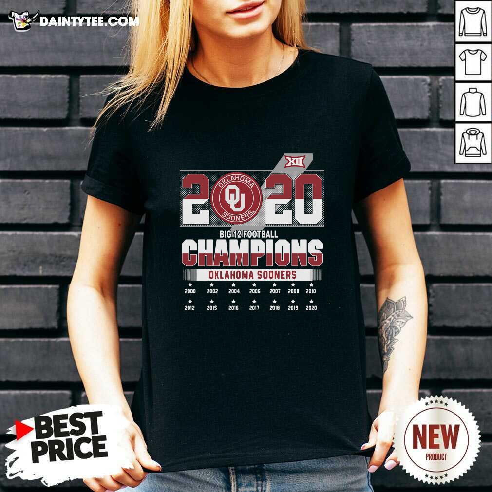 Nice Oklahoma Sooners Champions Oklahoma Sooners 200-2020 Shirt