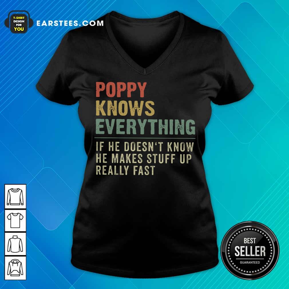 Nice Poppy Knows Everything Vintage Shirt