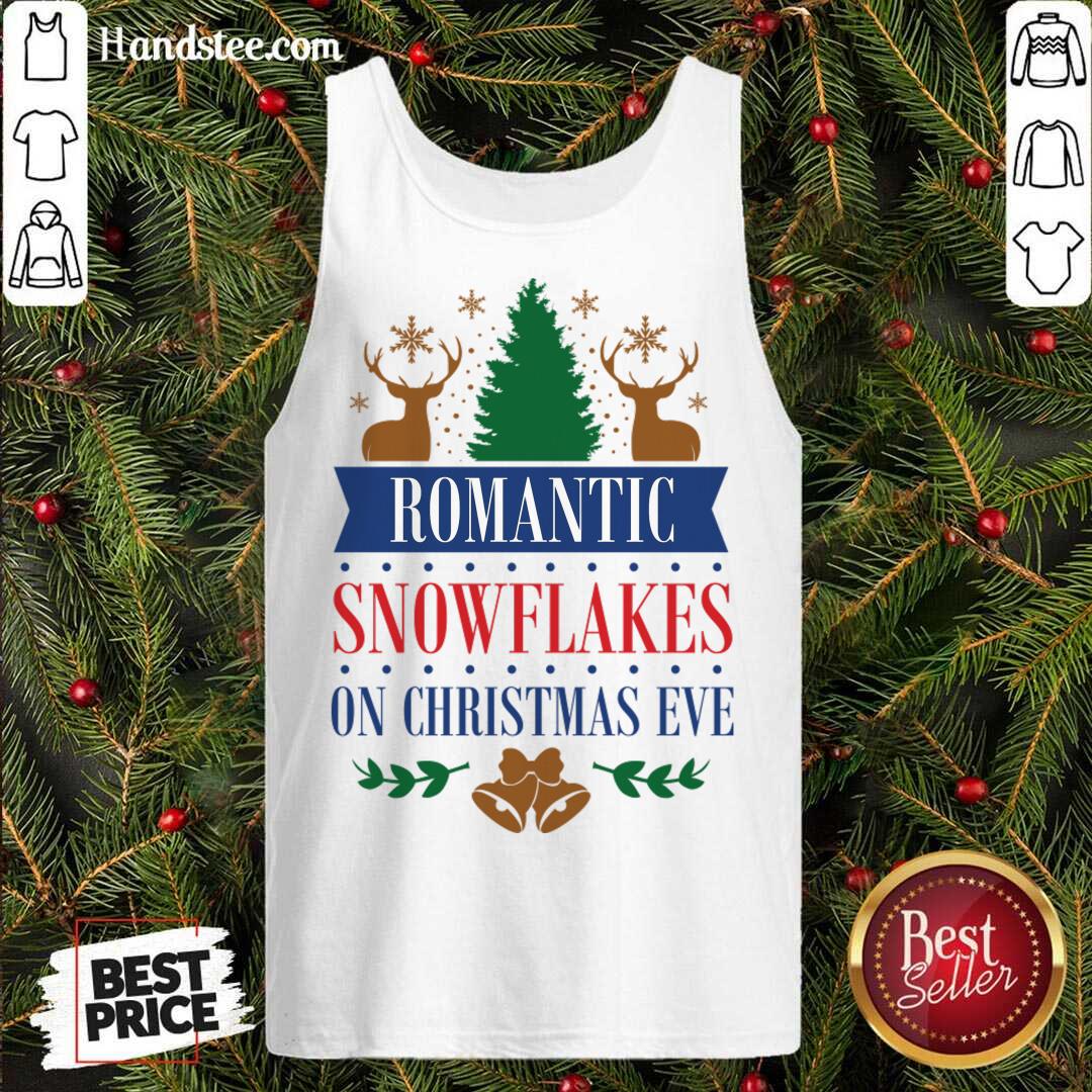 Nice Romantic Snowflakes On Christmas Eve Shirt