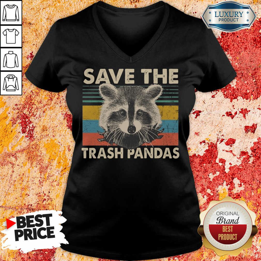 Nice Save The Trash Pandas Shirt