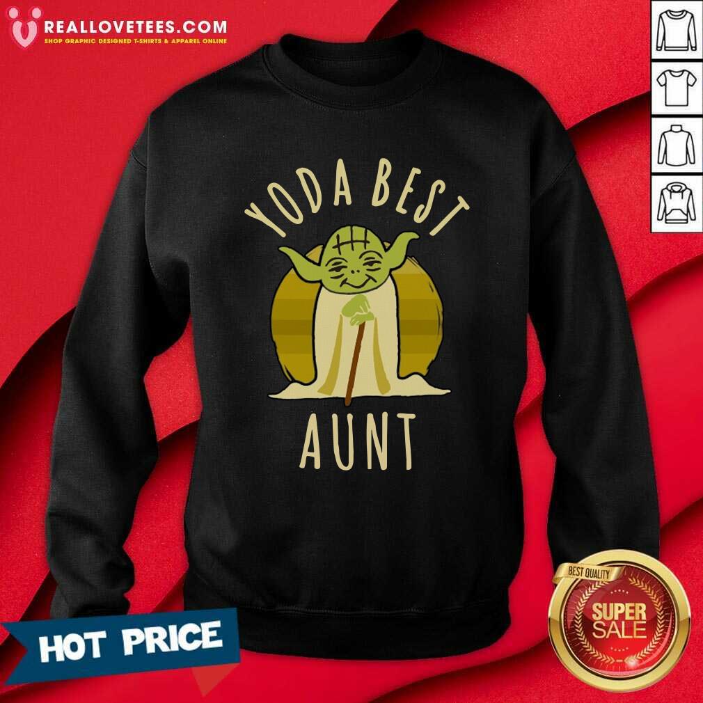 Nice Star War Yoda Best Aunt 2021 Vintage Shirt