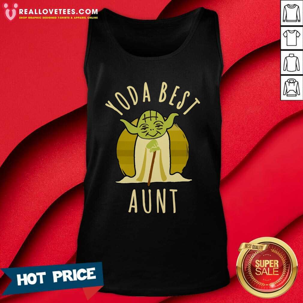 Nice Star War Yoda Best Aunt 2021 Vintage Shirt