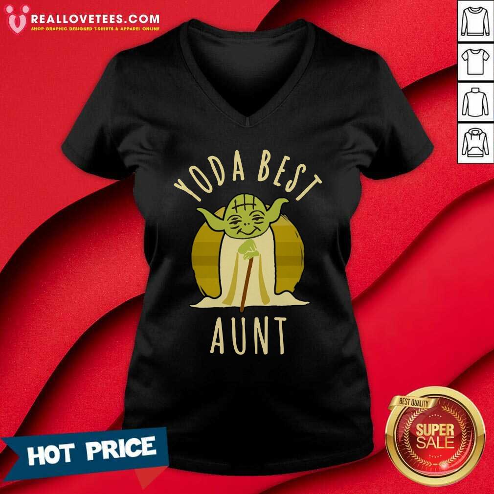 Nice Star War Yoda Best Aunt 2021 Vintage Shirt