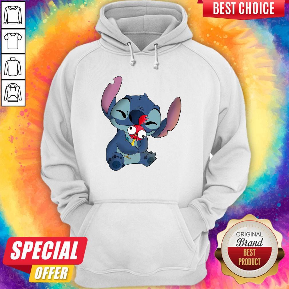 nice-stitch-hug-hey-hey-chicken-shirt