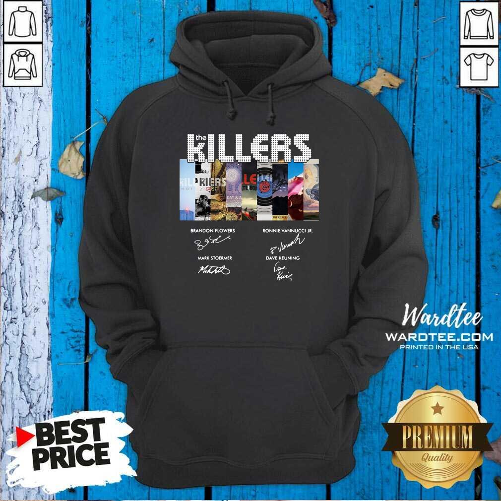 Nice The Killers Band Members Signatures Shirt