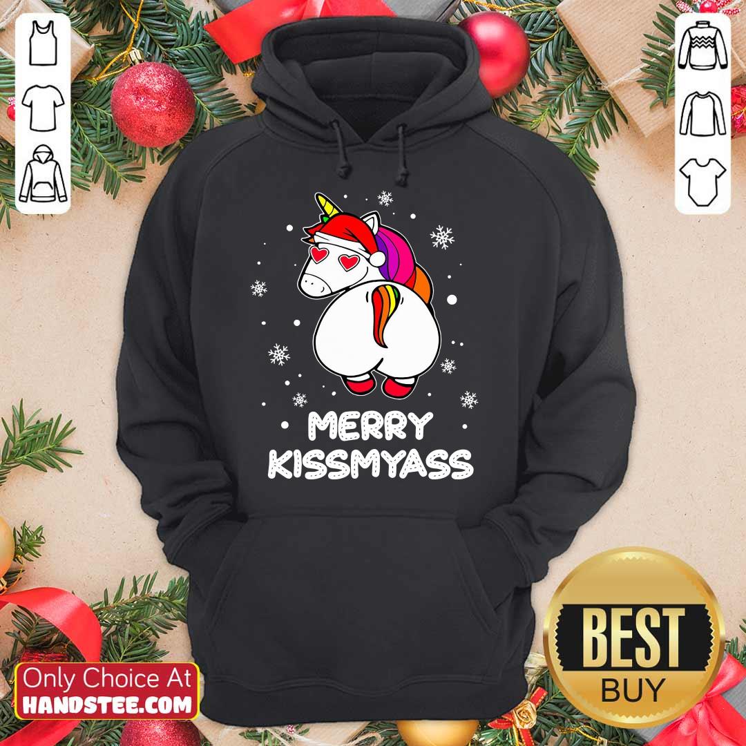 Nice Unicorn Merry Kissmyass Ugly Christmas Shirt