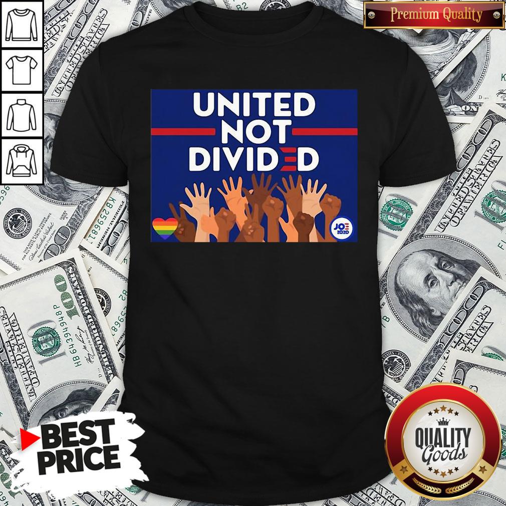 Nice United Not Divided Joe Biden 2020 Shirt