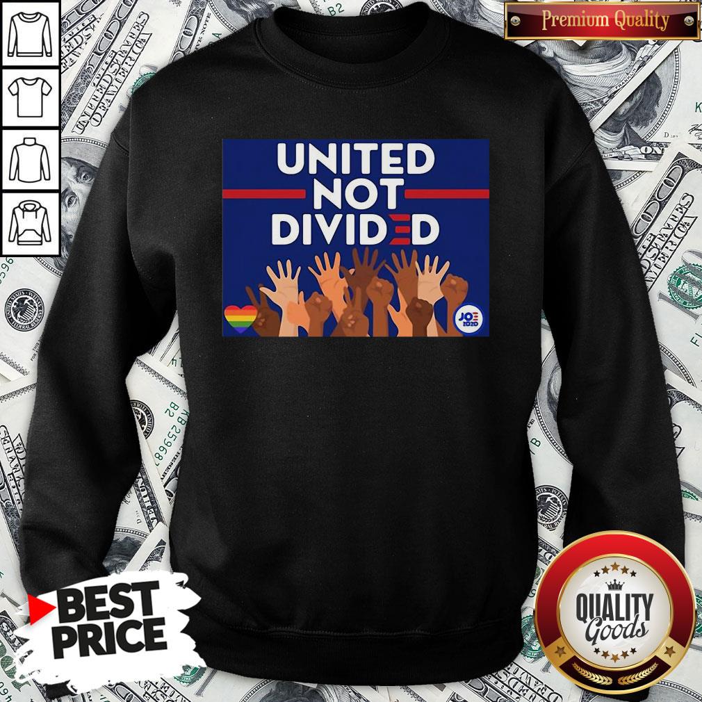 Nice United Not Divided Joe Biden 2020 Shirt