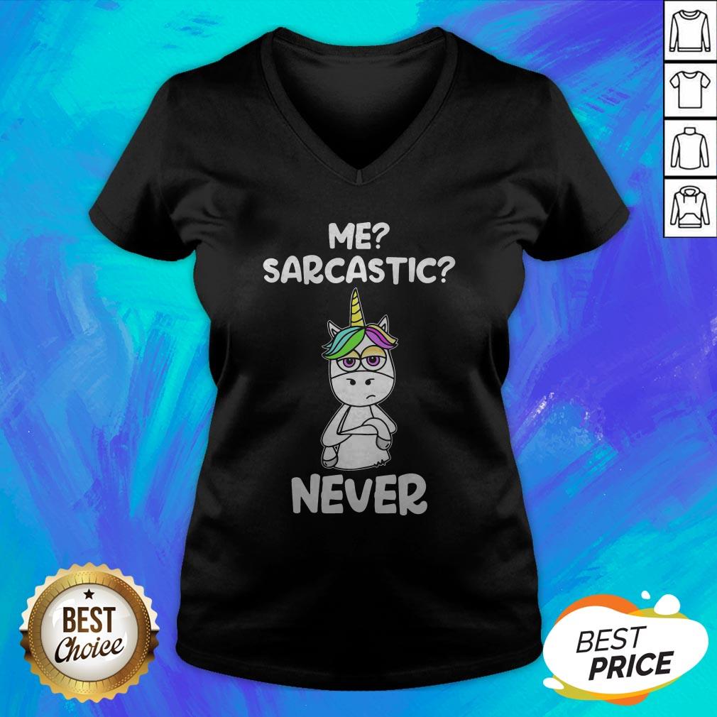 Nice Urnicorn Me Sarcastic Never Shirt