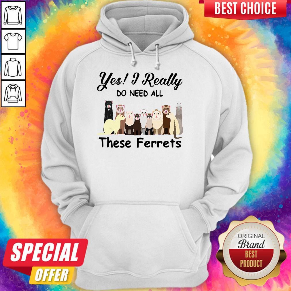 Nice Yes I Really Do Need All These Ferrets Shirt