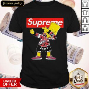 Nice Bart Simpson Supreme Pyrex Shirt