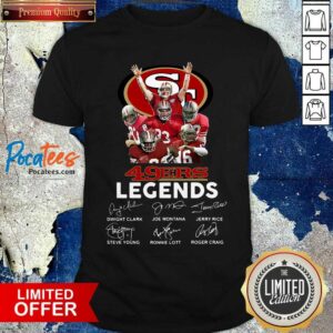 Awesome San Francisco 49ers Legends Signatures Shirt