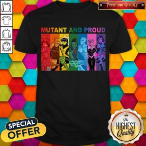 Top LGBT Mutant And Proud Pin On Xmen Shirt