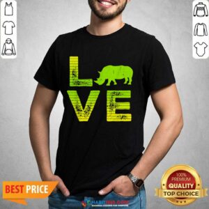 Pretty I Love Rhinos Wild Boys Girls 8 Shirt
