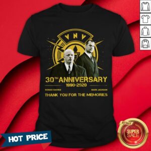 VNV Nation 30th Anniversary 1990 2020 Thank You For The Memories A Shirt