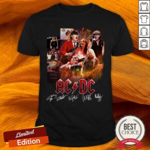 Hot AC DC Signatures Shirt