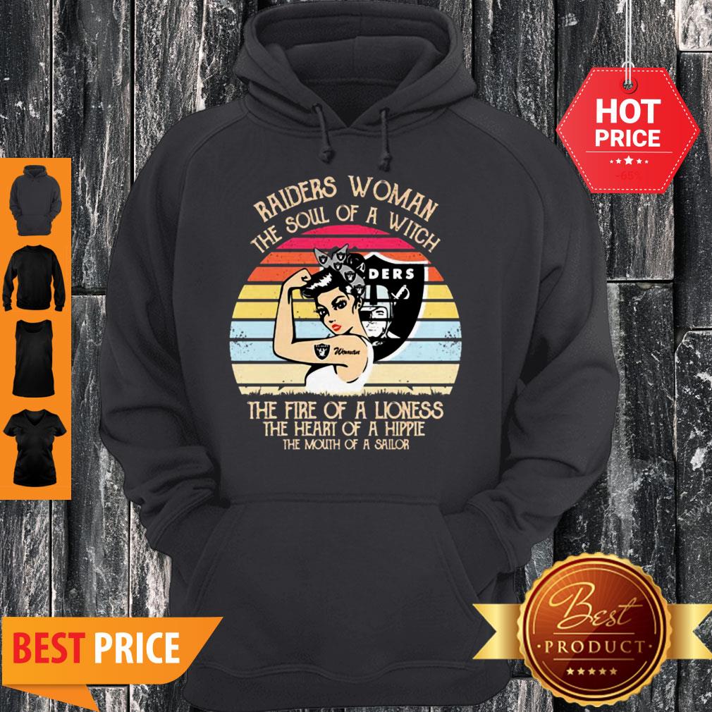 Oakland Raiders Woman The Soul Of A Witch Vintage Shirt