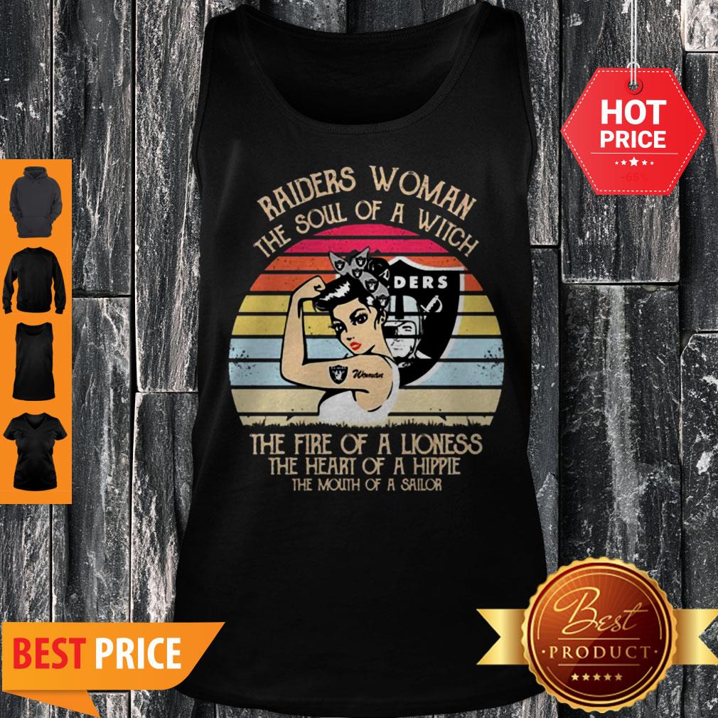Oakland Raiders Woman The Soul Of A Witch Vintage Shirt