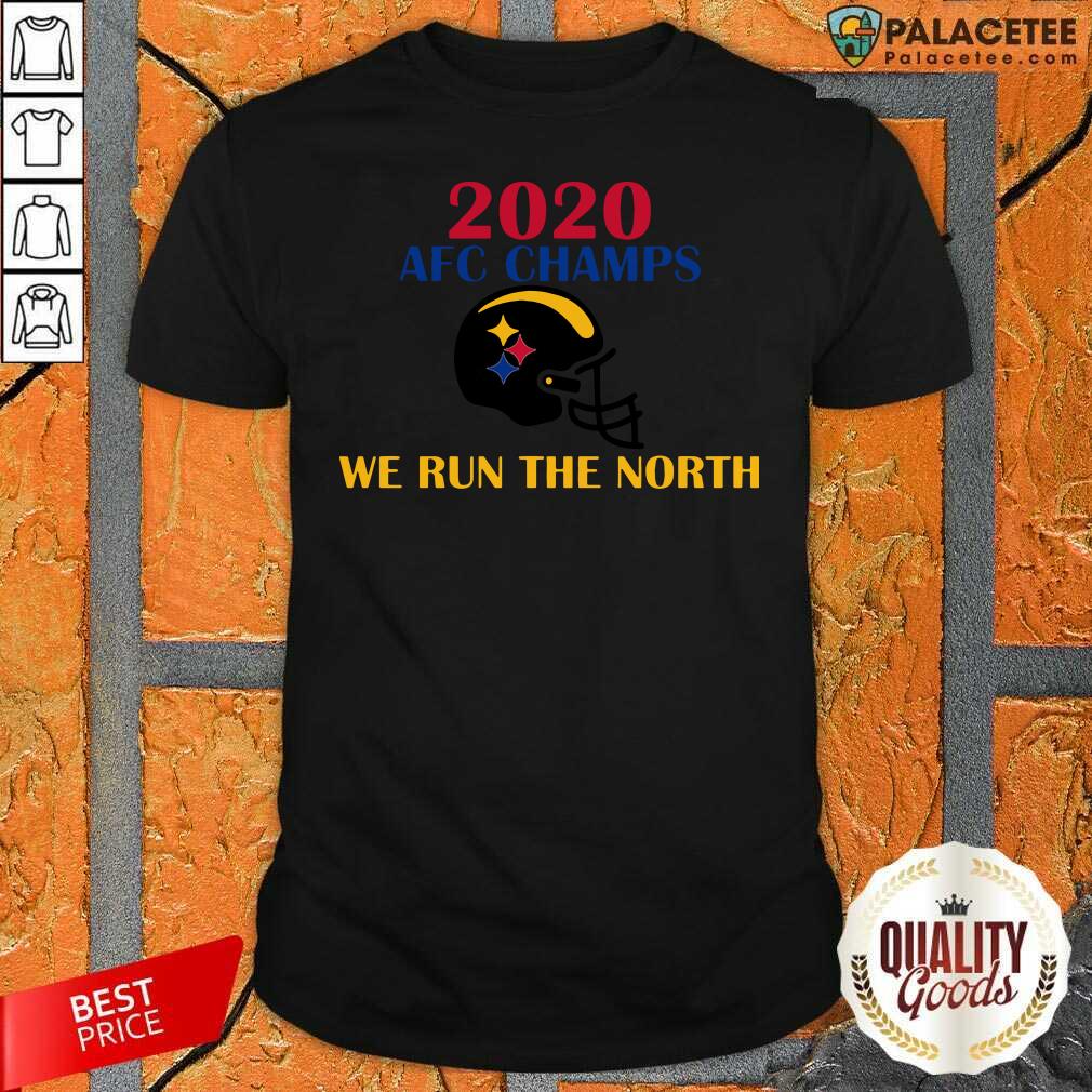 Official 2020 AFC Champs Pittsburgh Steelers Football We Run The North Shirt