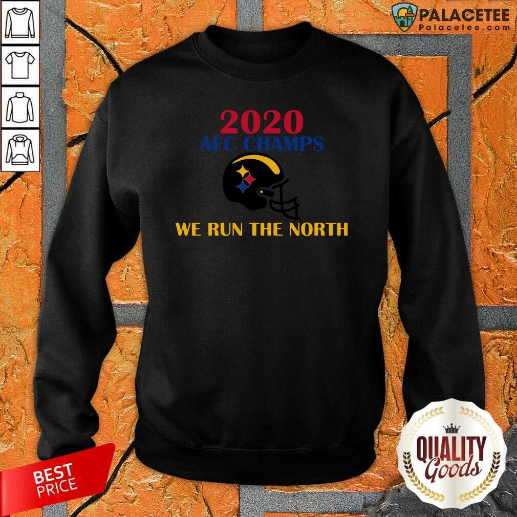 Official 2020 AFC Champs Pittsburgh Steelers Football We Run The North Shirt
