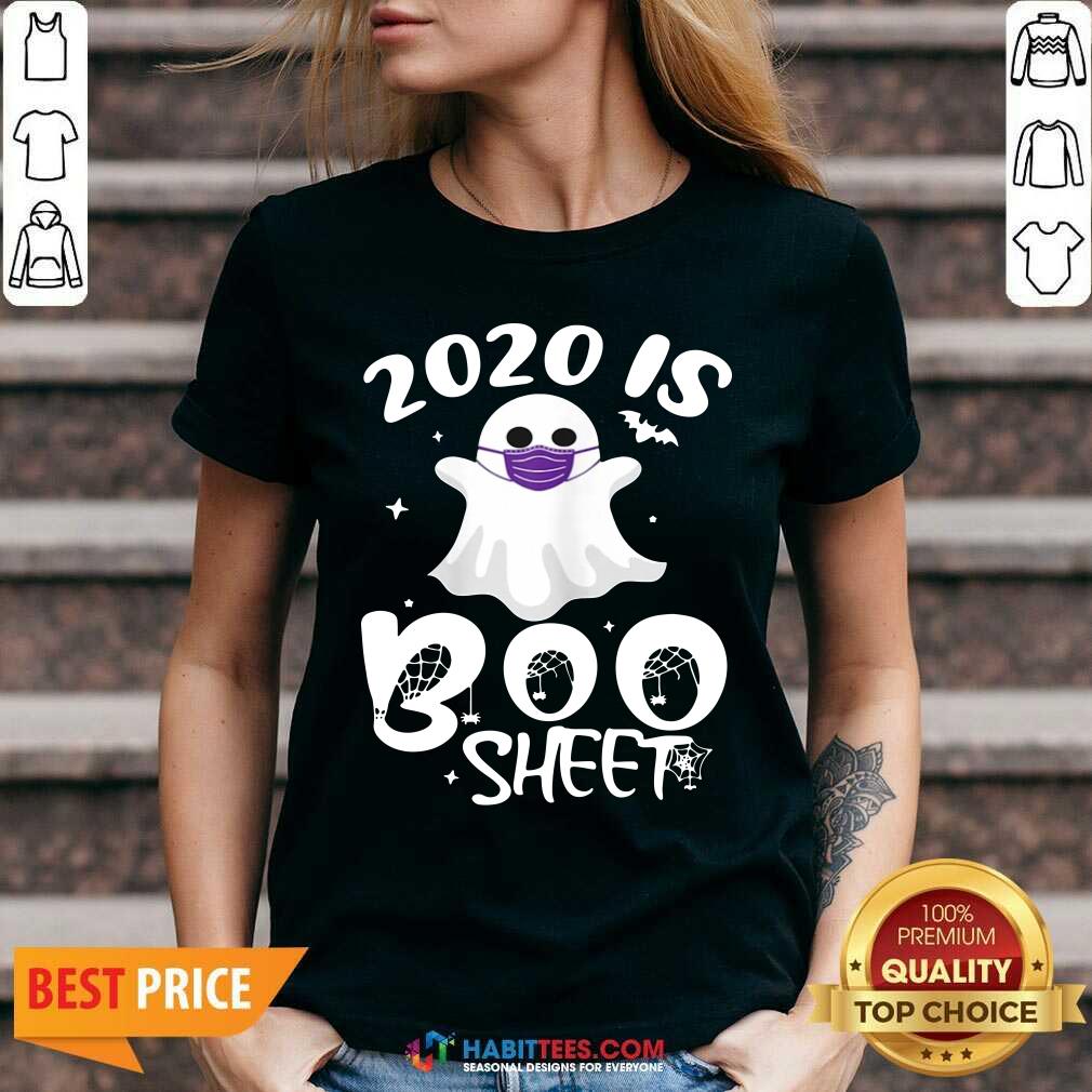 Official 2020 Is Boo Ghost Wear Mask Halloween Shirt