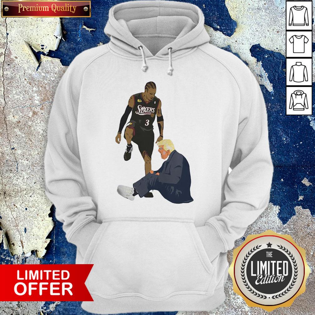 Official Allen Iverson Steps Over Donald Trump Funny Shirt