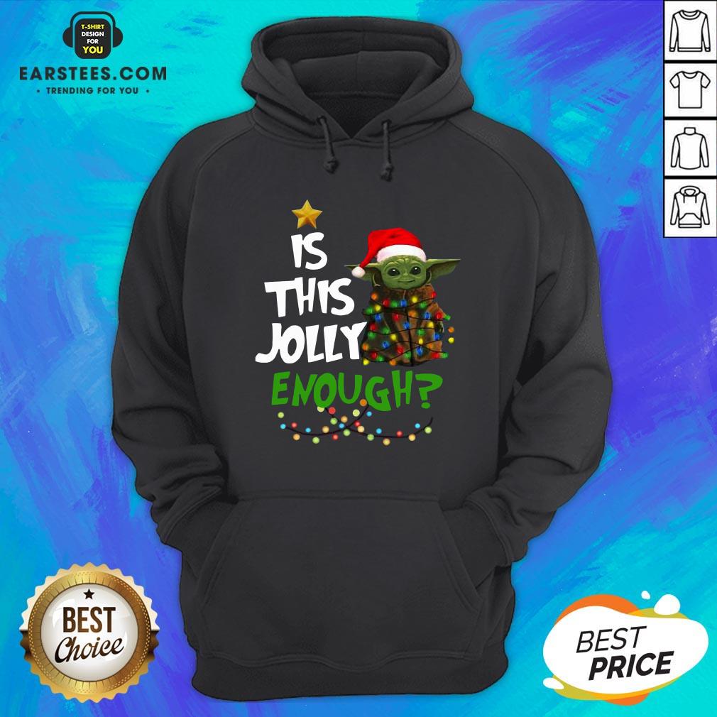 Official Baby Yoda Is This Jolly Enough Merry Christmas Shirt