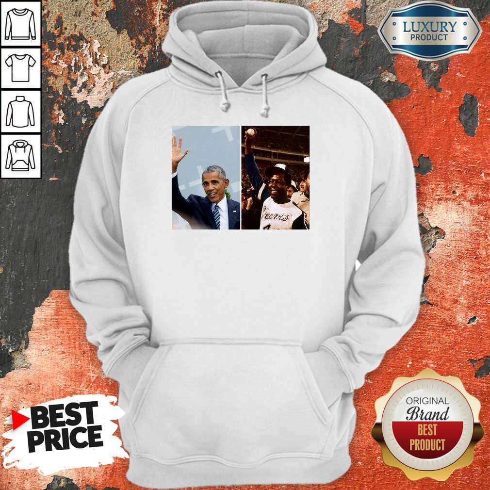 Official Barack Obama Lauded Hank Aaron Shirt