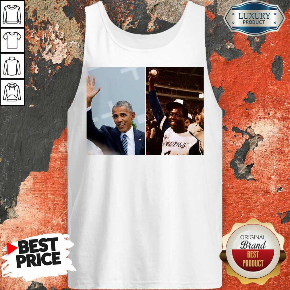 Official Barack Obama Lauded Hank Aaron Shirt