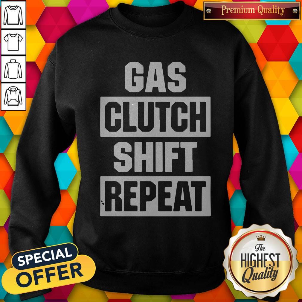 Official Gas Clutch Shift Repeat Shirt