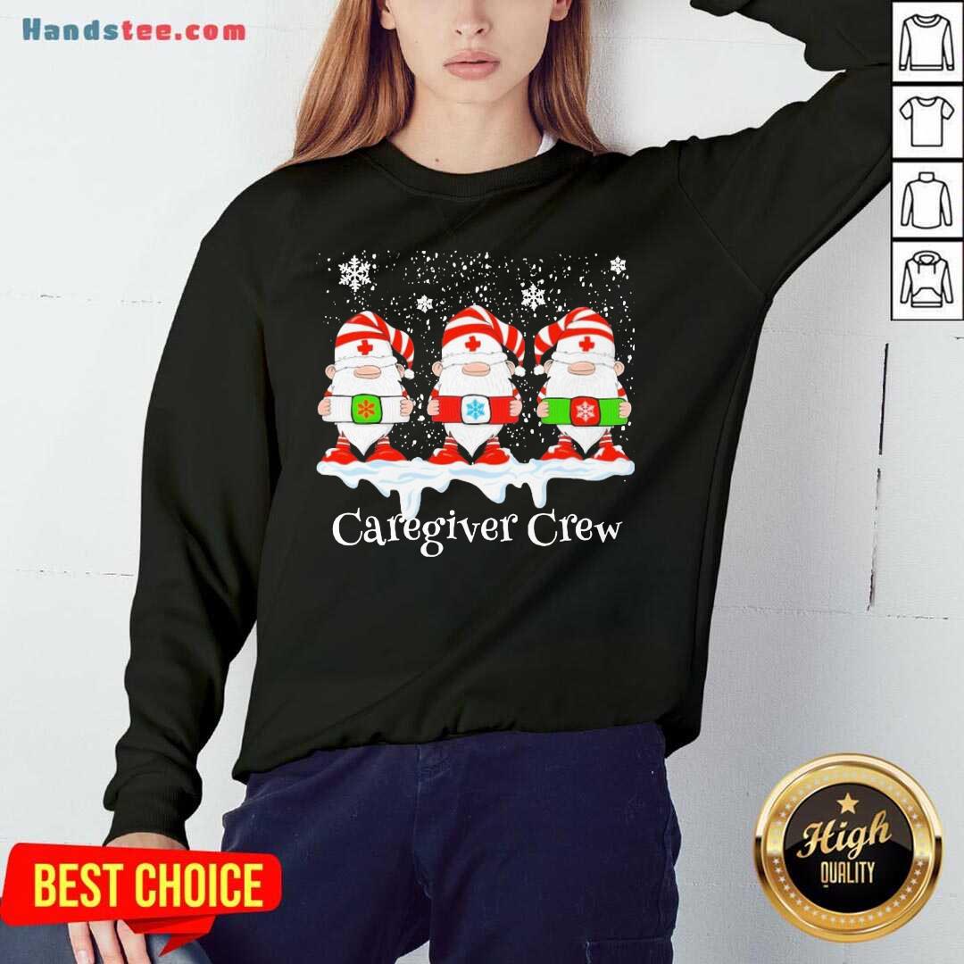 Official Gnome Nurse Caregiver Crew Merry Christmas 2020 Shirt