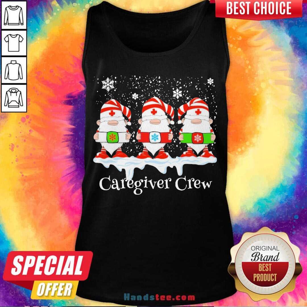 Official Gnome Nurse Caregiver Crew Merry Christmas 2020 Shirt