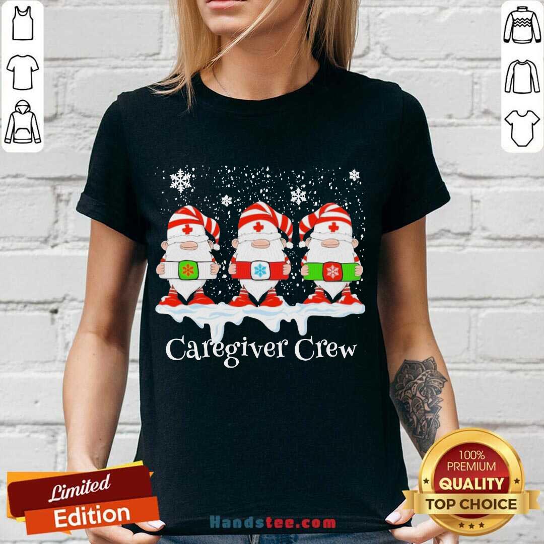 Official Gnome Nurse Caregiver Crew Merry Christmas 2020 Shirt