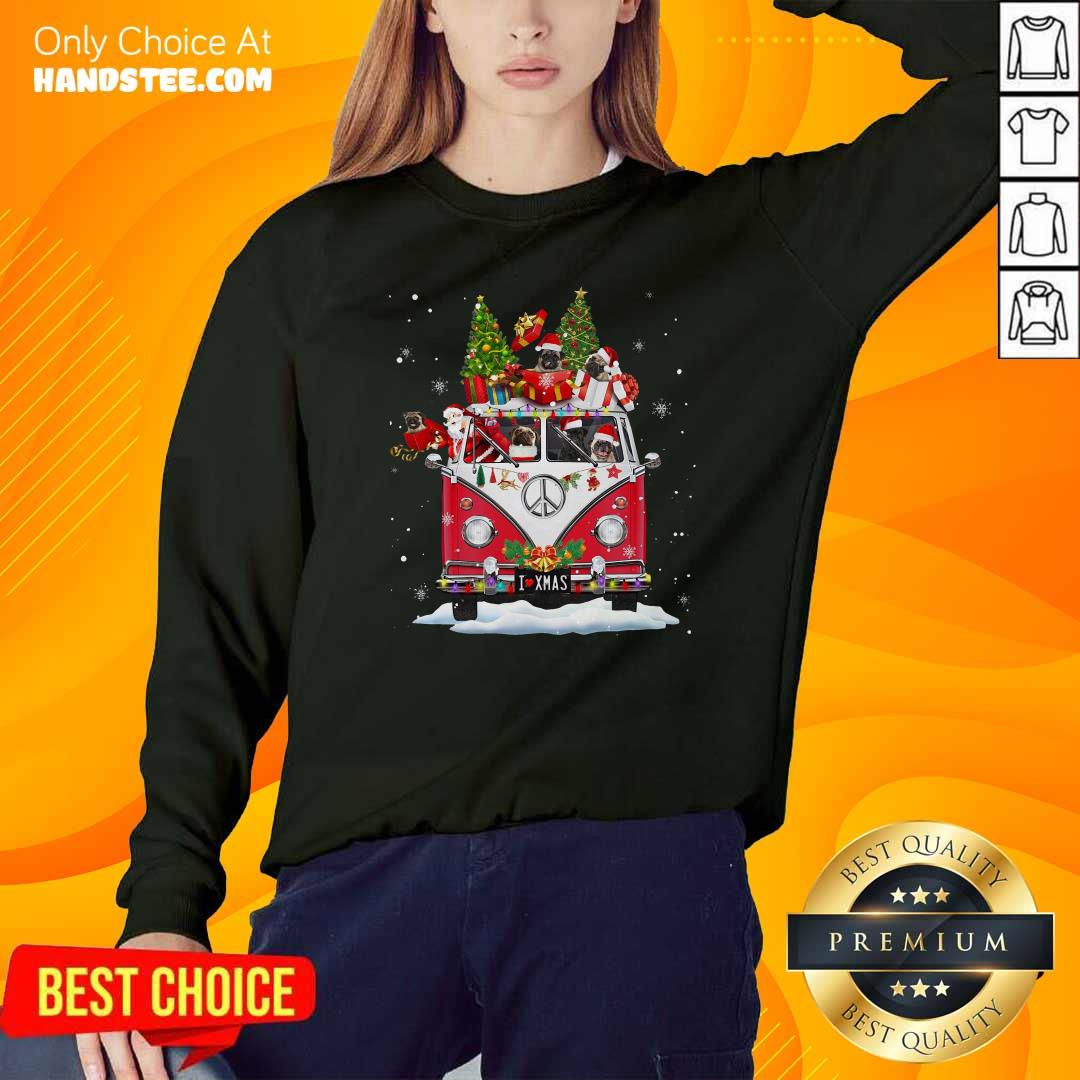 Official Hippie Dog And Santa I Love Merry Christmas Shirt