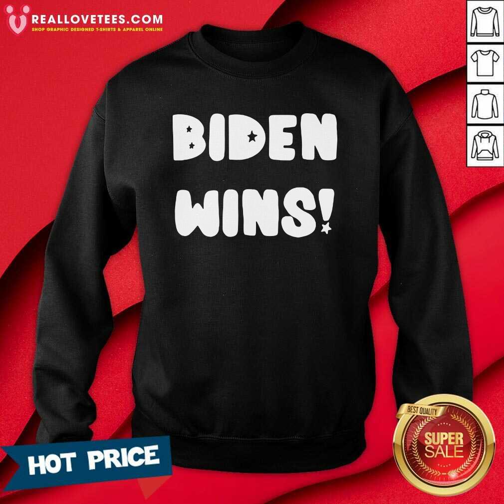 Official Joe Biden Wins 2020 Shirt
