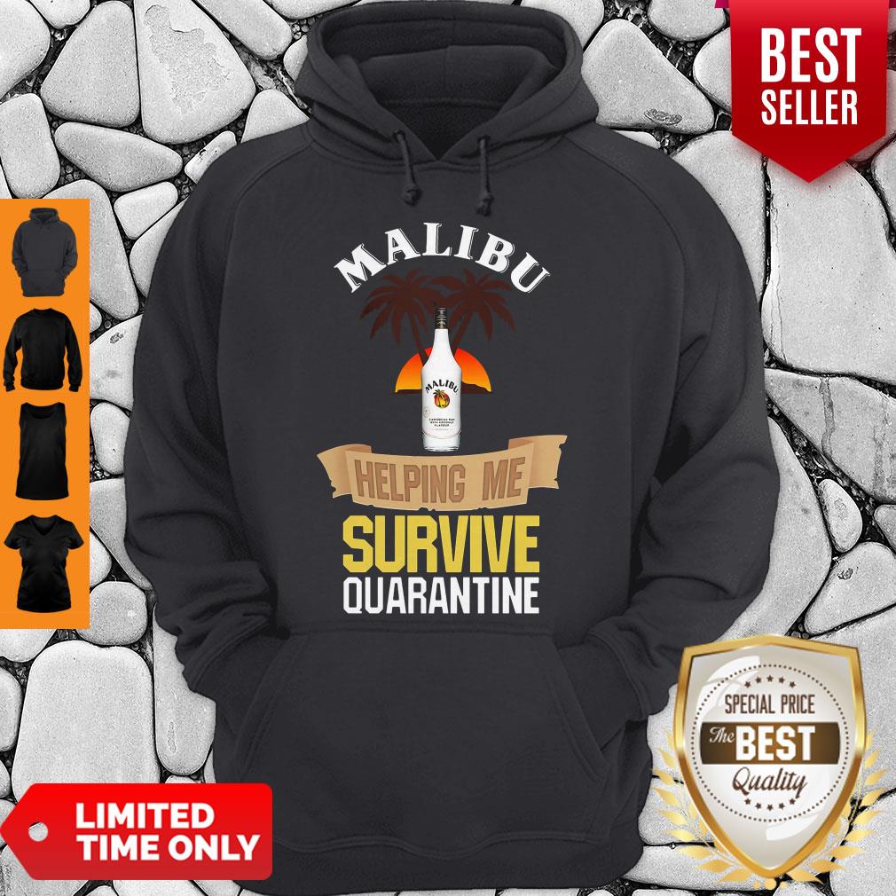 Official Malibu Helping Me Survive Quarantine Shirt