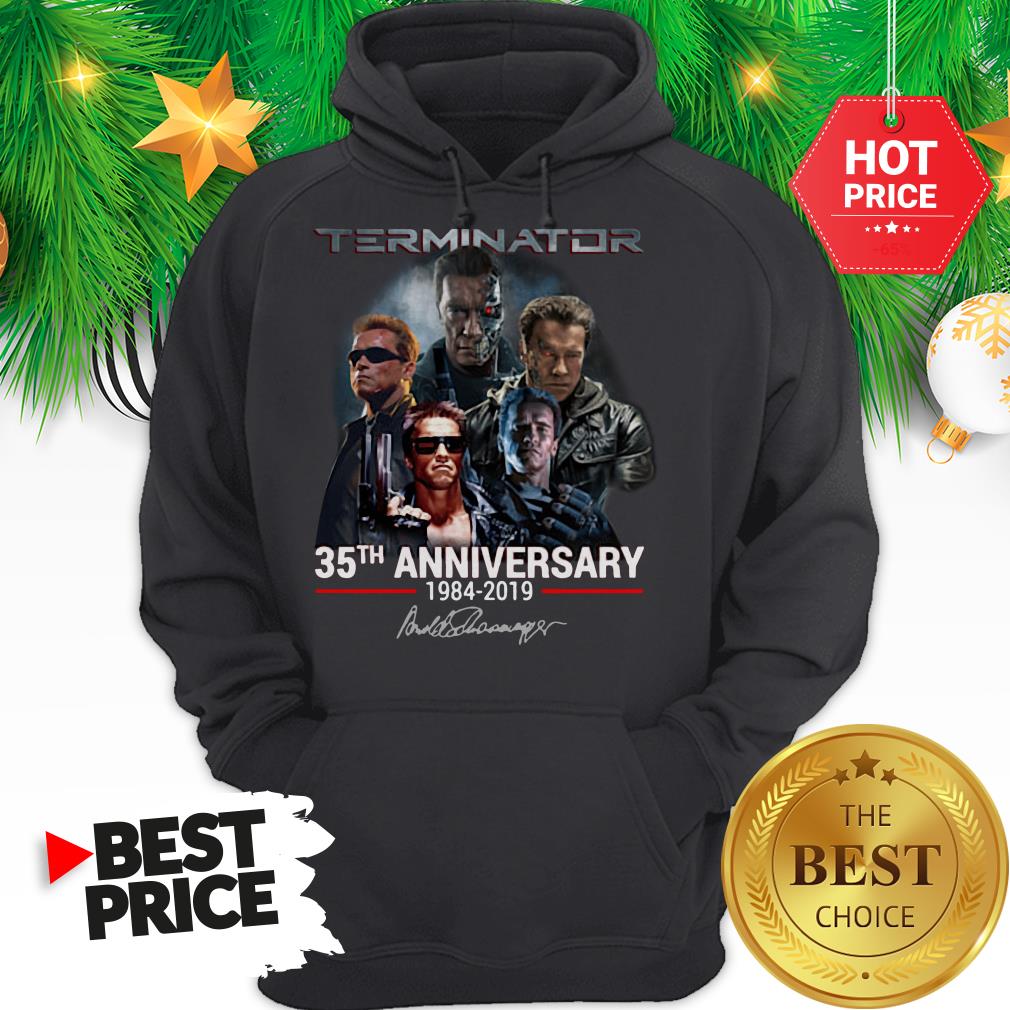Official Terminator 35th Anniversary 1984-2019 Signature Shirt