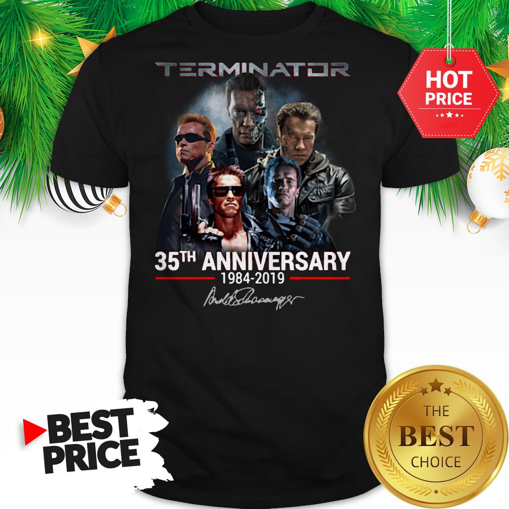 Official Terminator 35th Anniversary 1984-2019 Signature Shirt