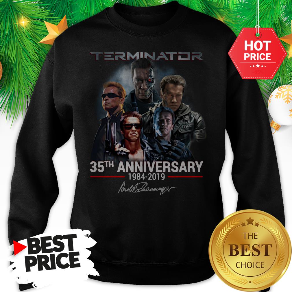 Official Terminator 35th Anniversary 1984-2019 Signature Shirt
